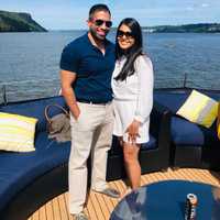 <p>Jossy Thomas and his wife, Ushma.
  
</p>