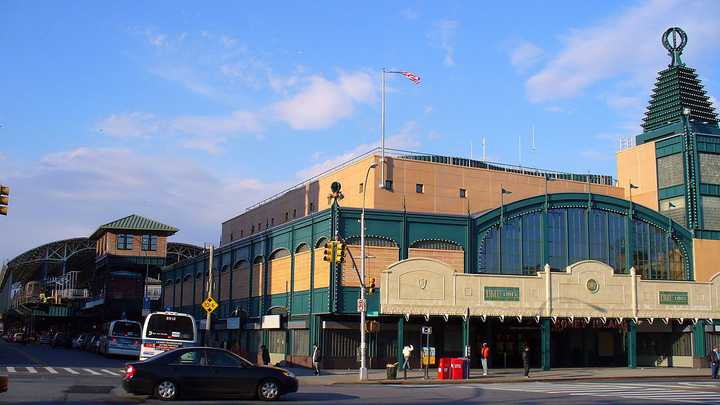 The Stillwell Avenue subway station in Brooklyn, NY.