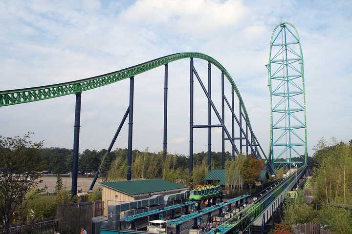 A 2006 picture of KIngda Ka at Six Flags Great Adventure in Jackson Township, NJ.