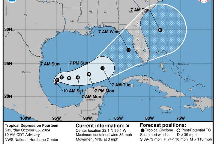 New Tropical Storm Milton Takes Aim At US Coast: Here's Projected Track, Timing For Landfall