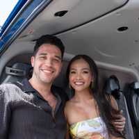 <p>Devin Strader and Jenn Tran in Hawaii.</p>