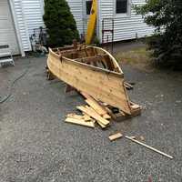 <p>One of&nbsp;Liam McEvoy's handmade boats.</p>