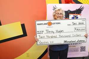 Purple Reign: Great-Grandma In Baltimore County Scores $200K Ravens Scratch-Off Jackpot