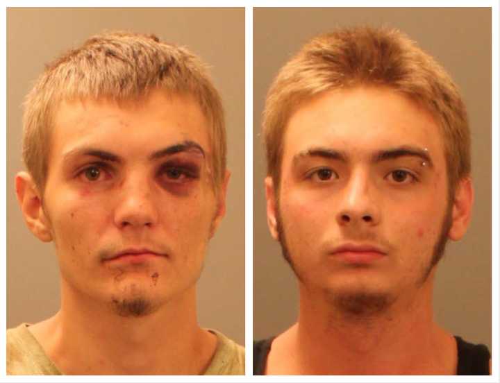 Colby Clark (left) and&nbsp;Roman Cole (right) who have both been charged with felonies for shooting guns without serial numbers.&nbsp;