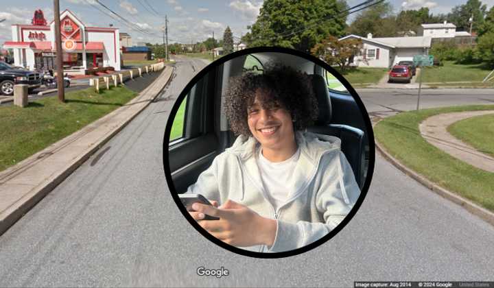 Randy Ortiz-Albino and the intersection of Buttonwood Drive and Old Union Despoit Road where he was last seen, Lower Paxton Township Police say.&nbsp;