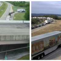 <p>The traffic was detoured due to the multi-vehicle crash on Interstate 81 near the Lebanon/Schuylkill county line.&nbsp;</p>