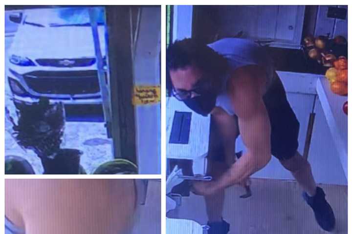 WANTED: Man Who Uses Crowbar To Steal From Fruit Stand, Police Say