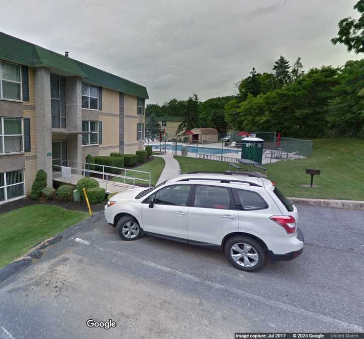 The pool in the&nbsp; Whisper Woods apartment complex in the 3600 block of Brookridge Terrace where the two children were found unresponsive.&nbsp;