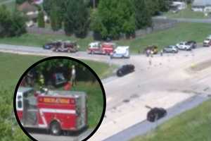 Vehicle Slams Into Fence On Rt 30 Ramp: PennDOT