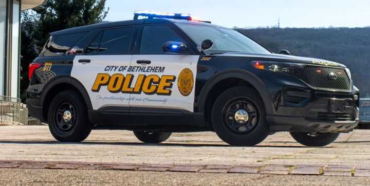 A Bethlehem Police Department vehicle.