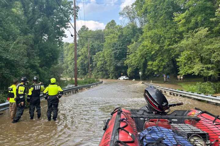 WATCH: Driver Rescued From Flash Flooding In Lancaster Co. (VIDEO, PHOTOS)