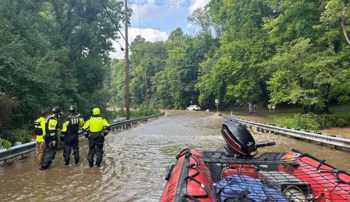 The scene of the water rescue.&nbsp;