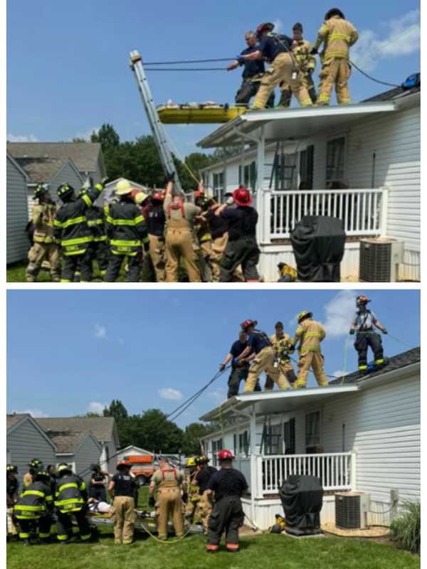 Unconscious Man Rescued From Roof In Lancaster County: Officials (PHOTOS)