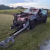 SUV Collides With Equipment Near Amish Farm: Officials (PHOTOS)