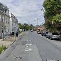 <p>The 60 block of North 14th Street where a man was shot dead, authorities say.</p>