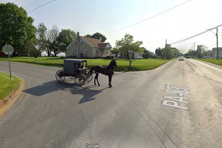 Amish Horse-Buggy Crash Closed PA 340: PennDOT