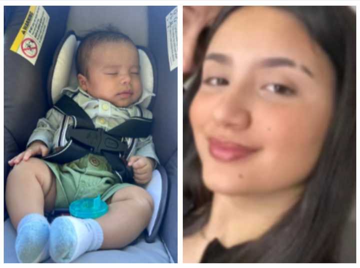 Karina Solenzal-Rodriguez, 16 years old, and her 3-month-old son, Liam Daniel Solenzal-Rodriguez.