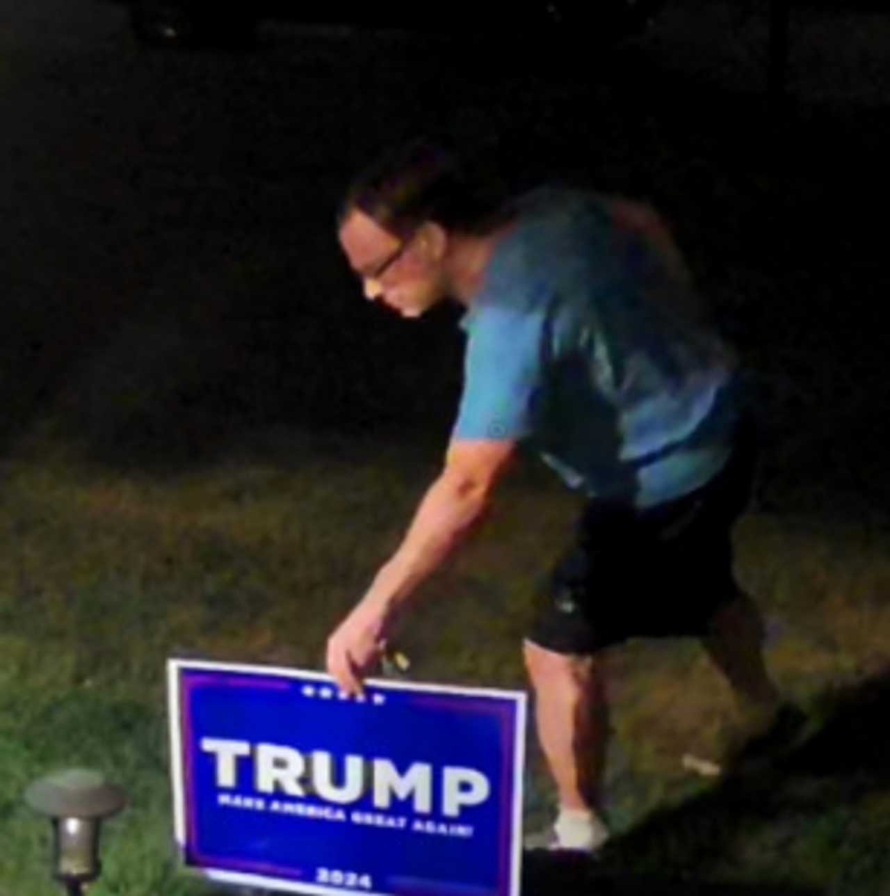 Man Wanted For Trump Sign Thefts In Upper Merion Township Police