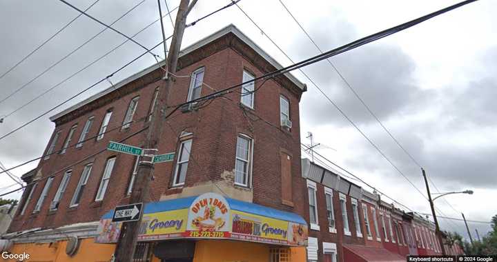 The intersection of&nbsp;Fairhill and Cambria streets where the stabbing happened, according to the police.