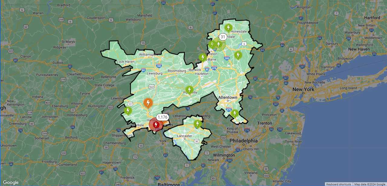 2K Central PA Residents Without Power As Fallen Trees Cause Outage
