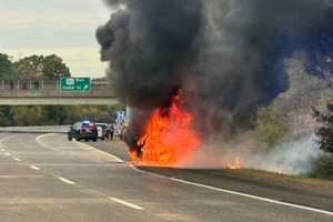 Vehicle Fire Closes PA Rt 611: Police