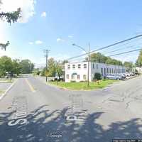 <p>The intersection of Stone Mill and Plymouth roads in Manor Township where the deadly crash happened.&nbsp;</p>