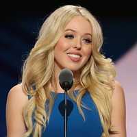 <p>Tiffany Trump speaks at the Republican National Convention in Cleveland, Ohio, July 19, 2016.
  
</p>