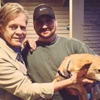 <p>William H. Macy and&nbsp;Justin Carman in Ephrata.&nbsp;</p>