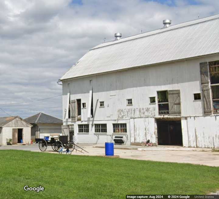 The farm located in the 200 block of Paradise Lane in Paradise Township.