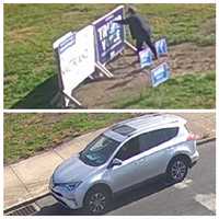 Trump Sign Damaged In PA, MD Woman Sought: Police