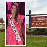 Miss Pennsylvania Joins Families at Fort Indiantown Gap For Military Appreciation Day