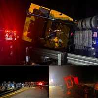 2 Injured In Tractor-Trailer Hauling Honey Flips On Route 222 In South Central PA