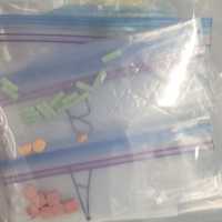 <p>Some of the recovered drugs</p>