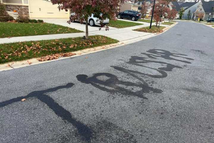 Anne Arundel County Man Charged After Burning 'Trump' Into Road With Illegal Flamethrower