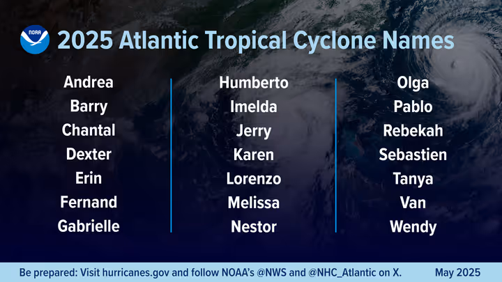 First Tropical Storm Of 2025 Atlantic Hurricane Season Forms Severn First Tropical Storm Of 2025 Atlantic Hurricane Season Forms Severn