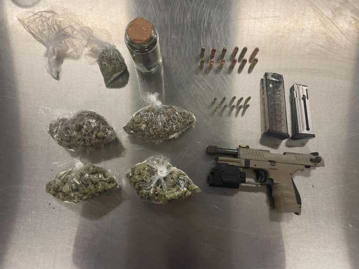 The recovered contraband in Anne Arundel County.