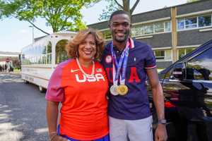 Motorcade, Ceremony Celebrates Mount Vernon's Own Olympic Gold Medalist Rai Benjamin