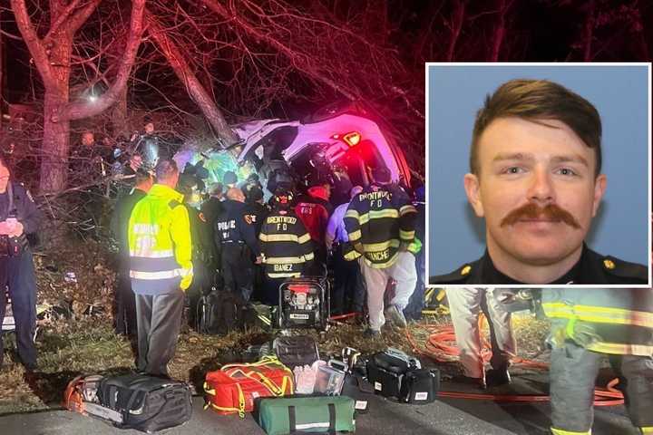 High Driver Purposely Struck Cop's Car Causing Rollover Crash On LIE In Brentwood, DA Says