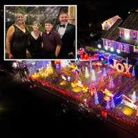 <p>Gary Cirlin and his family have transformed their home into the New City North Pole Airport for the holidays.</p>