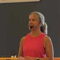 <p>Mohan teaching at the Bar Method in Bernardsville.</p>