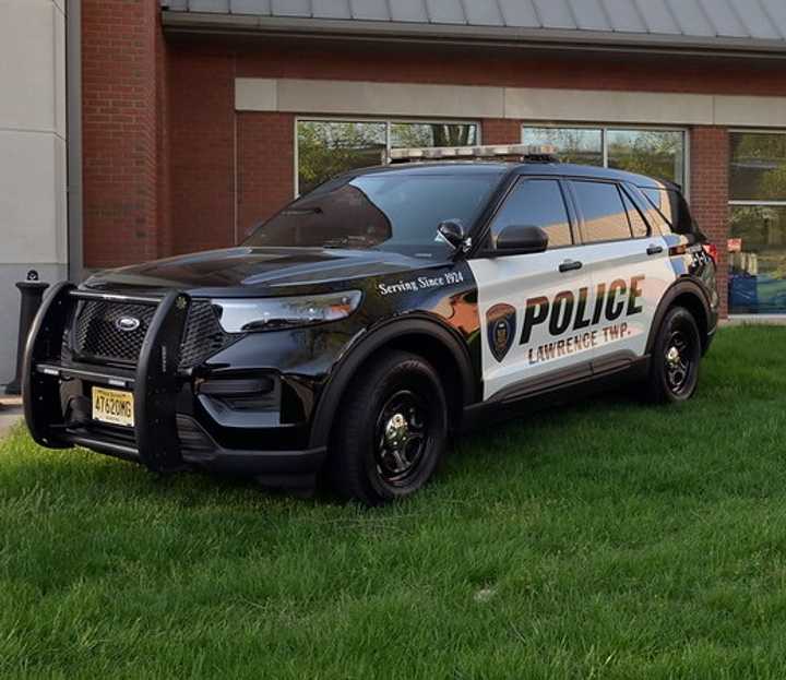 A cruiser for the&nbsp;Lawrence Township (NJ) Police Department.