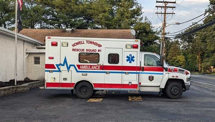 An ambulance in Howell Township, NJ.