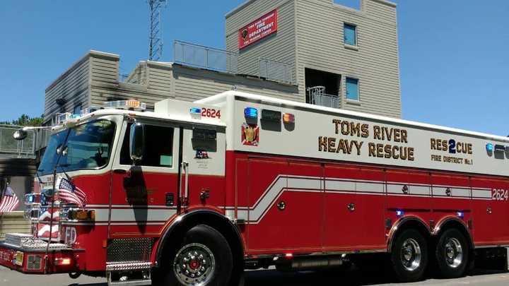 A firetruck for the Toms River (NJ) Fire Department.