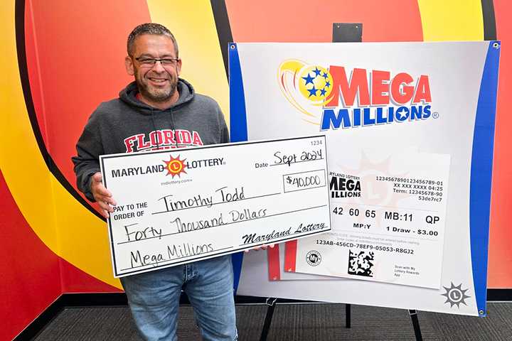 Maryland Lottery Player Quadruples 'Mega Millions' Win To $40K