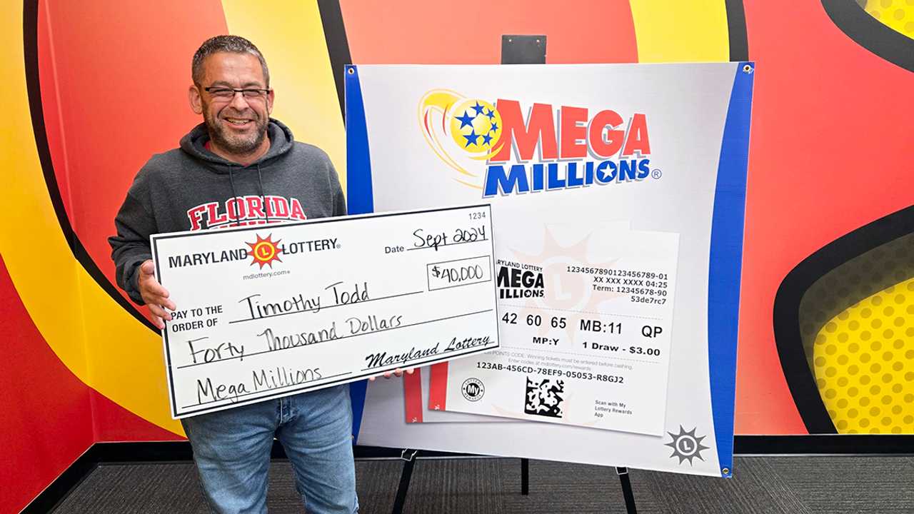Maryland Lottery Player Quadruples 'Mega Millions' Win To 40K