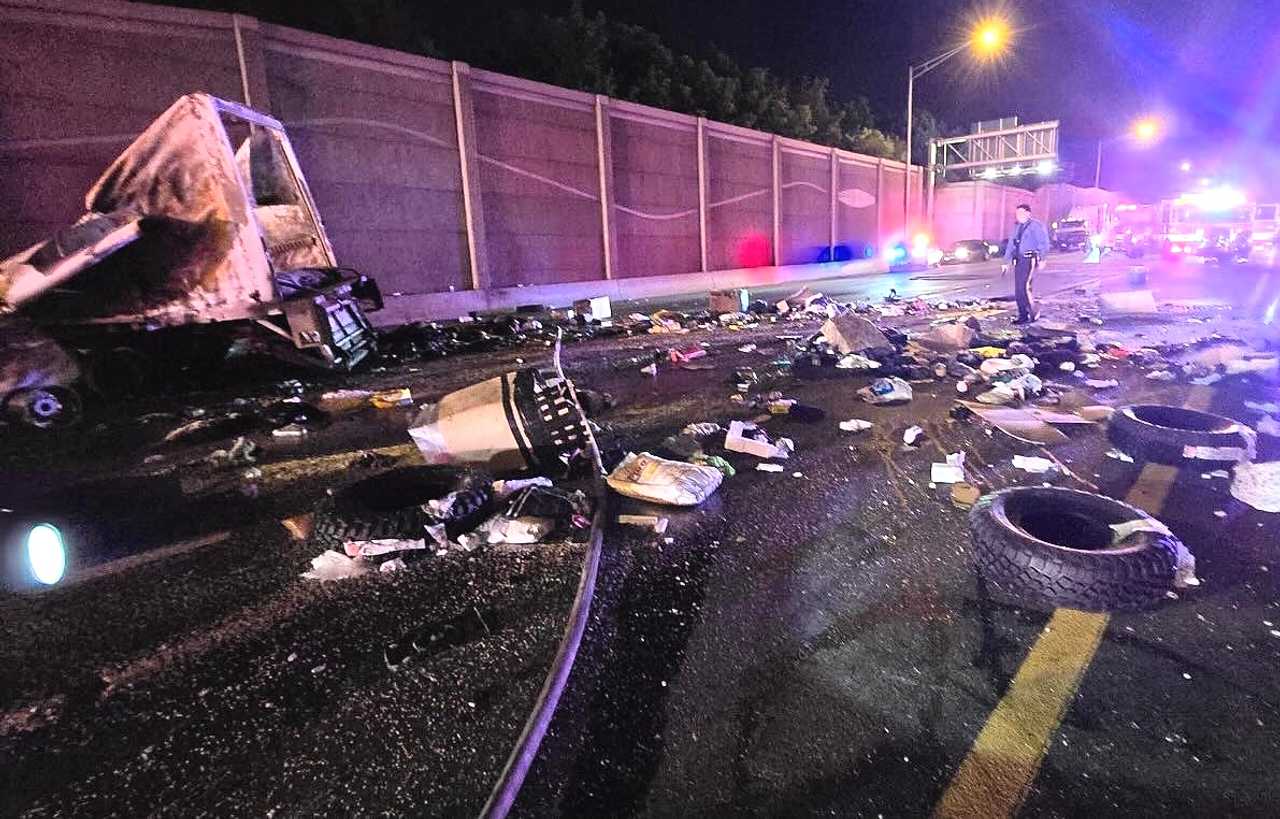 Two Dead, Box Truck Incinerated In MultiVehicle Route 80 Crash, Here's