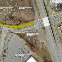 <p>The areas affected by the water main break in Harford County
  
</p>