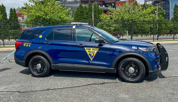 A cruiser for the&nbsp;Pine Hill (NJ) Borough Police Department.