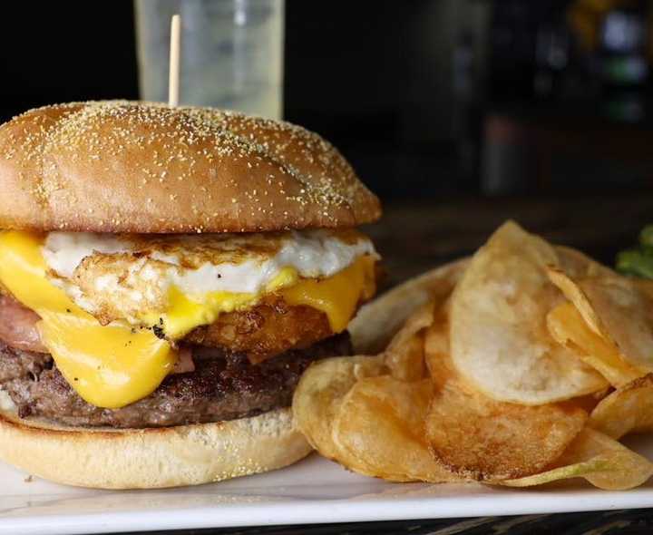 The Brunch Burger from Ellery's.