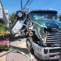 <p>A tractor-trailer crashed into several parked vehicles in Point Pleasant Beach, NJ, on June 3, 2024.
  
</p>